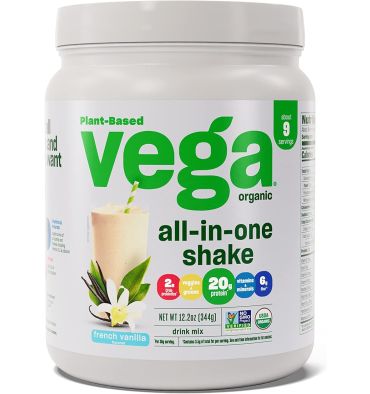 VEGA ONE ORGANIC, sabor Vainilla Francesa. 344 gr.