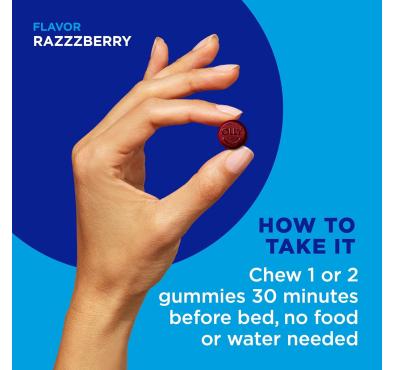 Gomitas de Melatonina para Niños sabor Raspberry, 50 Gomitas