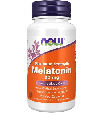 Melatonina Máxima Potencia 20 mg, 90 vcaps.