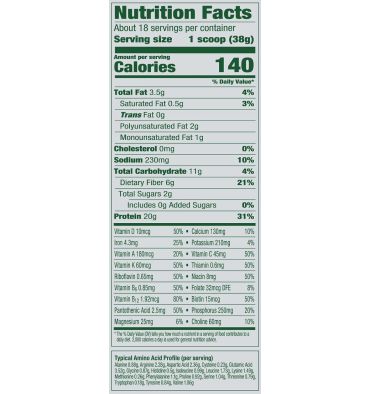 VEGA ONE ORGANIC, sabor Berries. 688 gr.