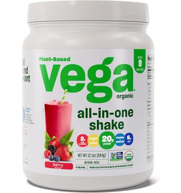VEGA ONE ORGANIC, sabor Berries. 344 gr.