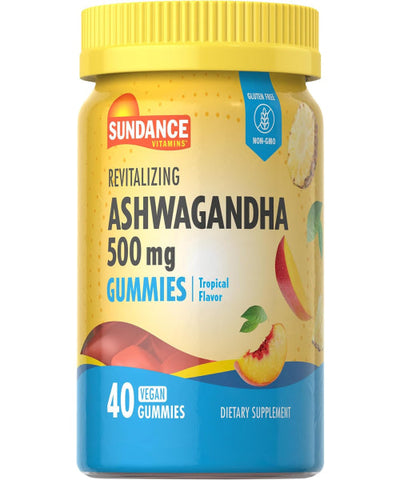 Sundance, Ashwagandha sabor Durazno. 40 gomitas