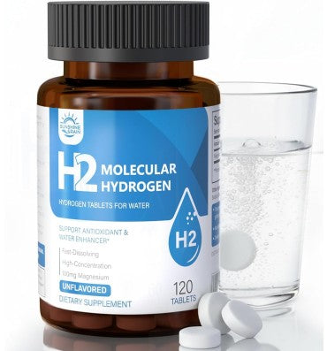 Sunshine & Rain, Tabletas de Hidrógeno Molecular (H2) con Magnesio. 2 opc