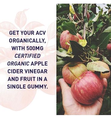 Vinagre de Manzana y Vitamina B12. 63 Gomitas