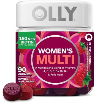 OLLY, Woman´s Multi, sabor Frambuesa. 90 y 130 gomitas.