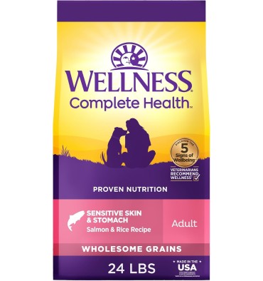 Alimento Natural para Perro Piel y Estómago Sensible, Salmón y Arroz. 2 opc