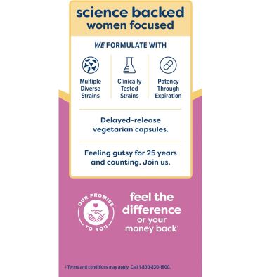 Probióticos para Mujer Ultimate Flora 25 billones. 30 vcaps