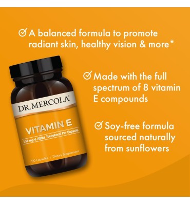 Vitamina E, Tocoferoles. 2 opc.