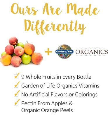 Garden of Life Organics, Multivitamínico para Niños, Orgánico, 2 sabores. 120 gomitas