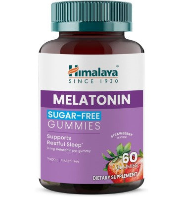 Melatonina (3 mg) Libre de Azúcar sabor Fresa. 60 gomitas