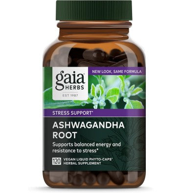 Gaia Herbs, Raíz de Ashwagandha. 120 cápsulas líquidas