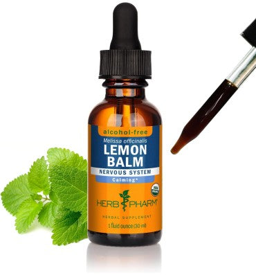 Herb Pharm, Bálsamo Lemon Balm libre de alcohol. 2 opc
