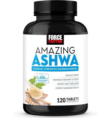 Amazing Ashwa, Ashwagandha y Mezcla de Hierbas. 120 tabs