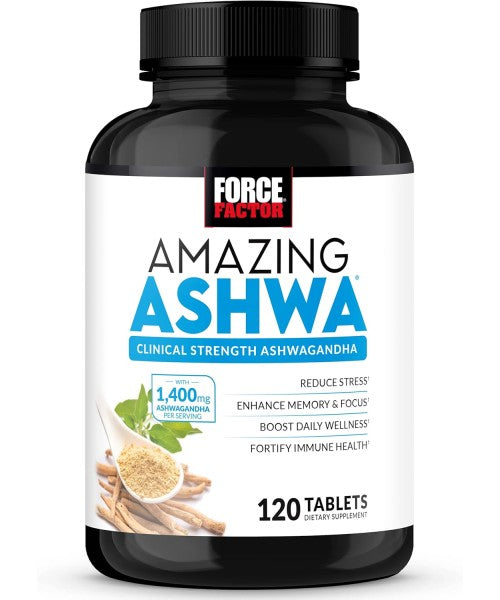 Force Factor, Amazing Ashwa. 120 tabletas