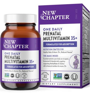 Mutlivitamínico Prenatal +35, Máxima absorción, uno diario. 2 opc