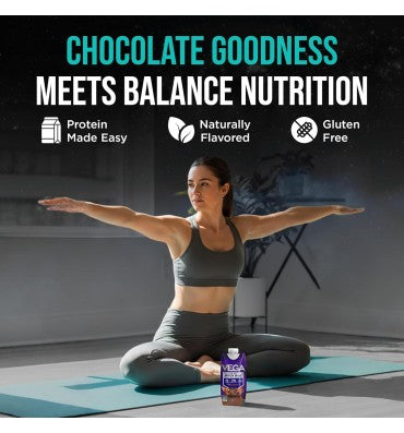 Vega Sport, Proteína Vegana Lista para Tomar sabor Chocolate Cremoso, libre de lactosa 330 ml. 12 pack