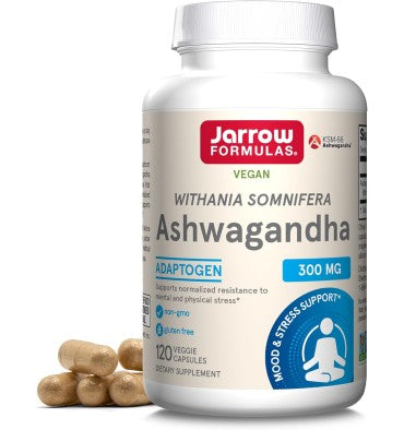 Jarrow Formulas, Ashwagandha 300 mg. 120 Capsules