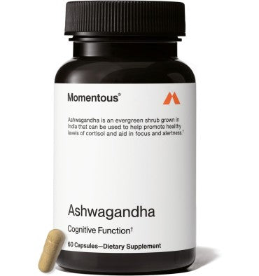 Momentus, Extracto de Ashwagandha NooGandha NSF Certified Sport. 60 caps.