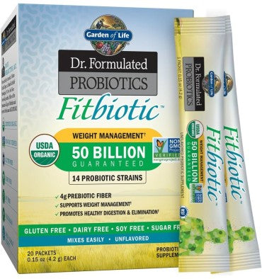 Probióticos FITBIOTIC 50 billones. 20 sobres