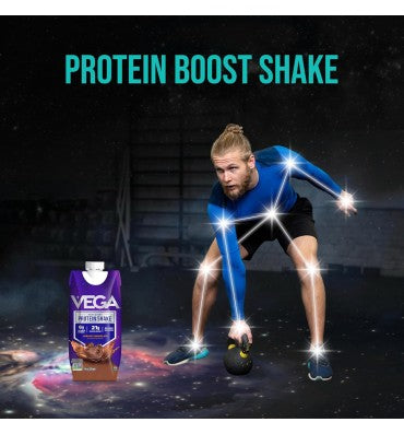 Vega Sport, Proteína Vegana Lista para Tomar sabor Chocolate Cremoso, libre de lactosa 330 ml. 12 pack