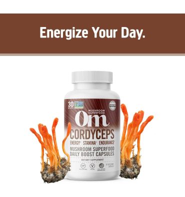 Hongos Cordyceps Energía y Rendimiento. 90 caps.