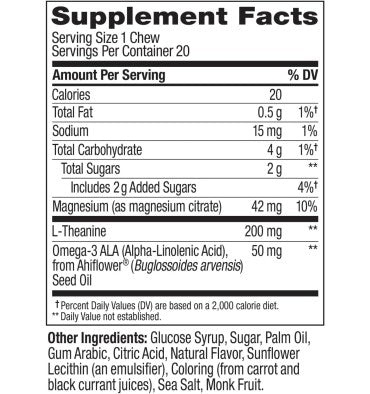 Thinker Brainy Cognitivo Chill sabor Granada. 20 Chews