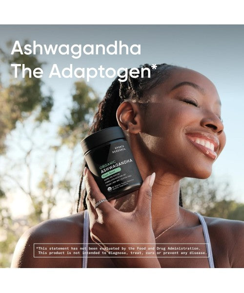Sports Research, Ashwagandha Orgánica KSM-66. 90 Vcaps.