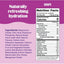Electrolitos Veganos Sin Azúcar, Sin Calorías, sabor Uva. 90 serv.