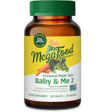 Baby & Me 2 Multivitamínico Prenatal con Folato y Colina