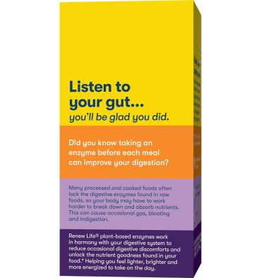 Gas Stop a base de Enzimas Digestivas. 60 vcaps.