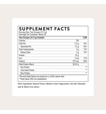 Thorne, Proteína de origen Vegetal Sport Certificated, 2 sabores. 30 Servings