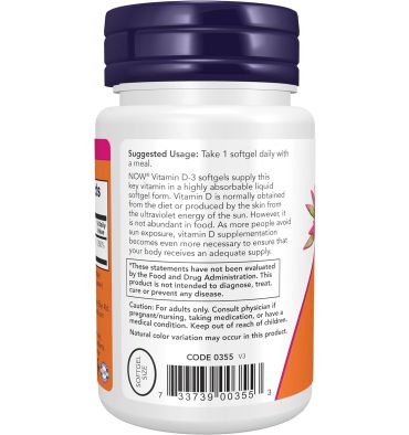 Vitamina D3  (2,000 IU)