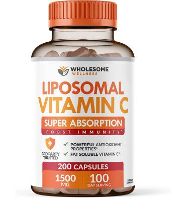 Vitamina C Liposomal 1500 mg, 200 tabs.