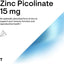 Picolinato de Zinc 15 mg. 60 caps.