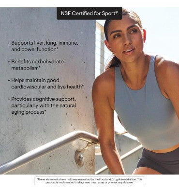 Glutathione SR Sport Certificated. 60 Caps