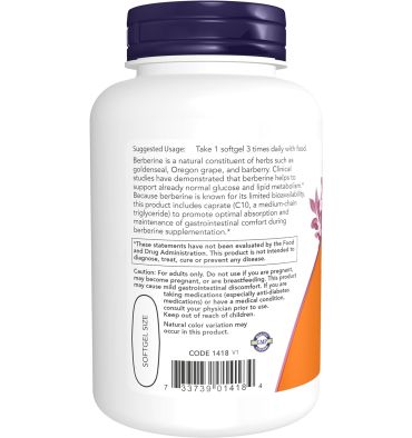 Berberina con MCT. 90 caps blandas