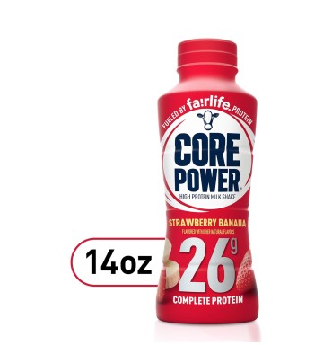 Licuado de Proteína sabor Fresa y Plátano 26 Gr. 12 pack