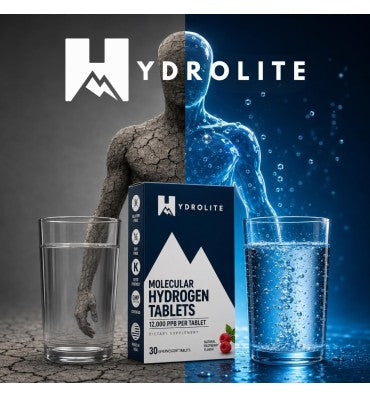 HydroLite Tabletas de Hidrógeno Molecular para agua potable con Magnesio. 2 sabores