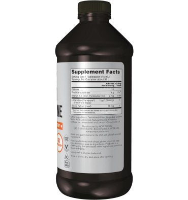 L Carnitina líquida 1000 mg, sabor Cítricos, 473 ml.