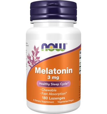 Melatonina 3 mg, 180 Lozenges