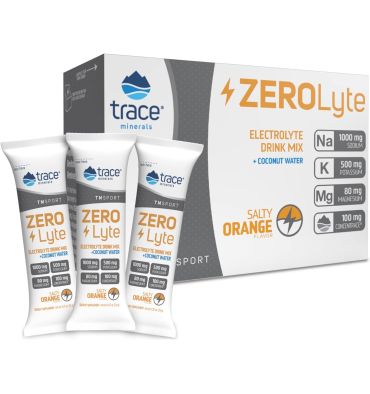 ZeroLyte Electrolitos sin Azúcar sabor Naranja Salada. 30 sobres