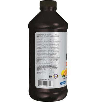 L Carnitina líquida 1000 mg, sabor Cítricos, 473 ml.
