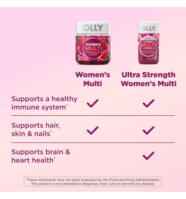 OLLY, Woman´s Multivitamínico y Omegas Ultra. 60 softgel