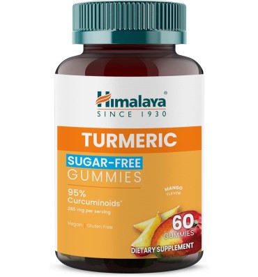 Cúrcuma sabor Mango Libre de Azúcar. 60 Gomitas