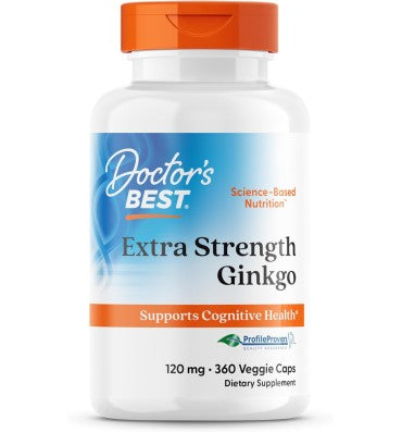 Ginko Biloba Premium Extra Fuerte, Soporte Función Mental y Memoria. 3 opc
