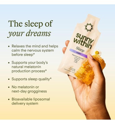 Sleep, Melatonin Free with Magnesium Glycinate. 30 pack