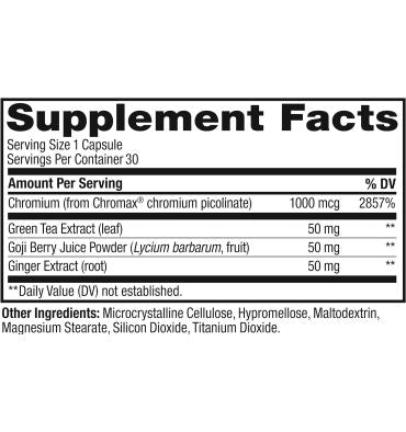 Combat Craving y Soporte al Metabolismo. 30 caps.