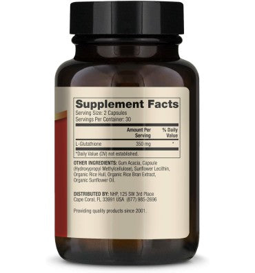 Glutatión Liposomal (350 mg) 60 caps