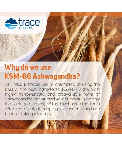 Trace, Ashwagandha sabor Maracuyá y Naranja. 60 gomitas