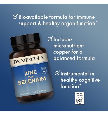 Zinc y Selenio, salud en General. 2 opciones